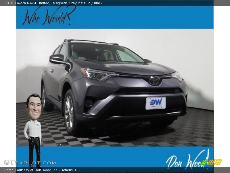 Magnetic Gray Metallic / Black 2016 Toyota RAV4 Limited