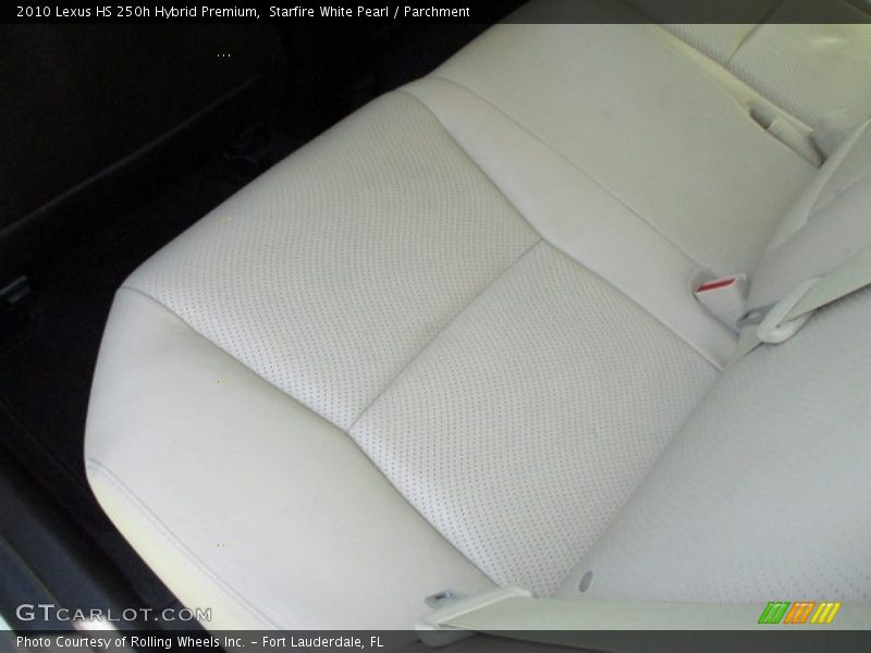 Starfire White Pearl / Parchment 2010 Lexus HS 250h Hybrid Premium