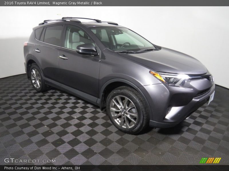 Magnetic Gray Metallic / Black 2016 Toyota RAV4 Limited