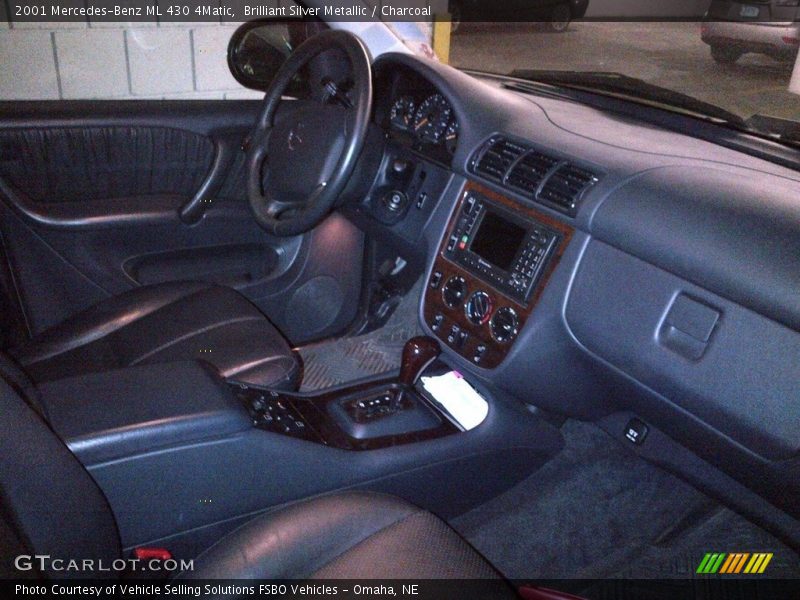Brilliant Silver Metallic / Charcoal 2001 Mercedes-Benz ML 430 4Matic