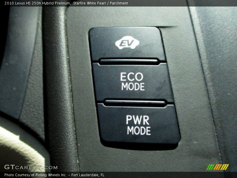 Starfire White Pearl / Parchment 2010 Lexus HS 250h Hybrid Premium