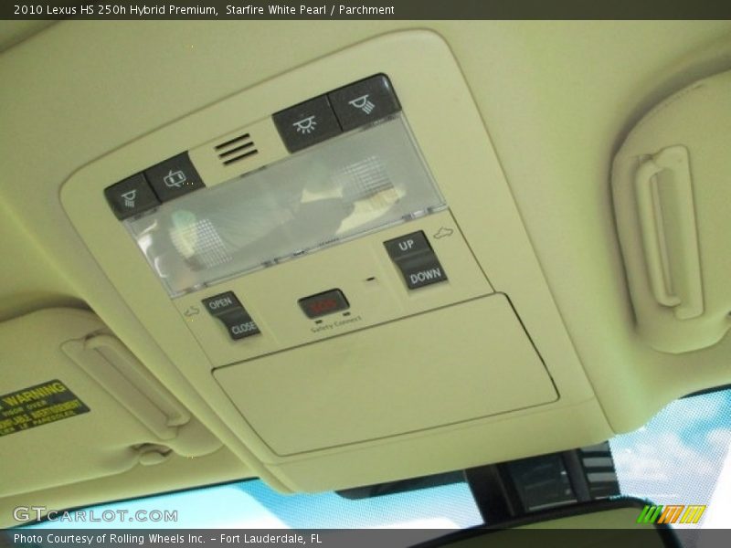Starfire White Pearl / Parchment 2010 Lexus HS 250h Hybrid Premium