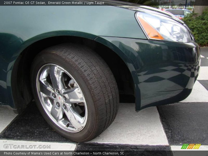 Emerald Green Metallic / Light Taupe 2007 Pontiac G6 GT Sedan