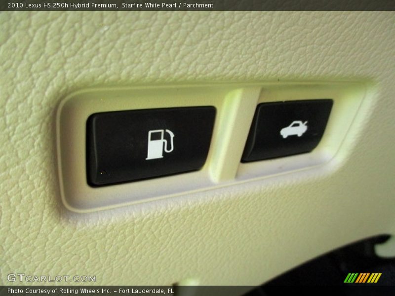 Starfire White Pearl / Parchment 2010 Lexus HS 250h Hybrid Premium