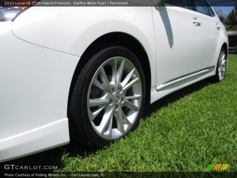 Starfire White Pearl / Parchment 2010 Lexus HS 250h Hybrid Premium