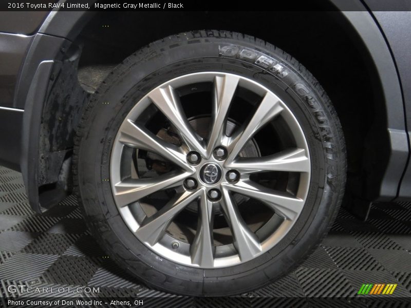 Magnetic Gray Metallic / Black 2016 Toyota RAV4 Limited
