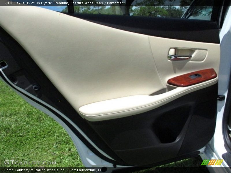 Starfire White Pearl / Parchment 2010 Lexus HS 250h Hybrid Premium