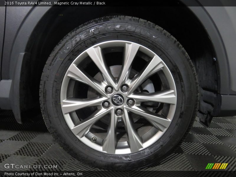 Magnetic Gray Metallic / Black 2016 Toyota RAV4 Limited