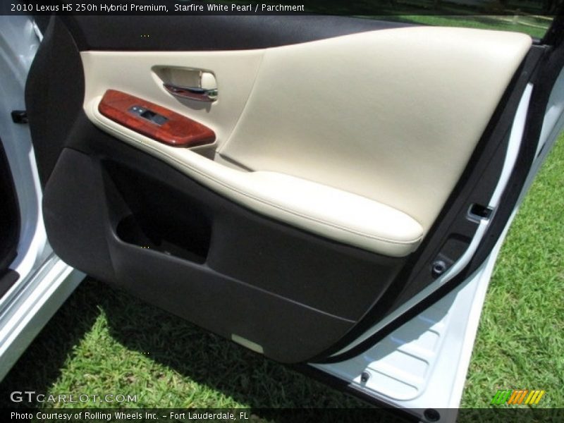 Starfire White Pearl / Parchment 2010 Lexus HS 250h Hybrid Premium