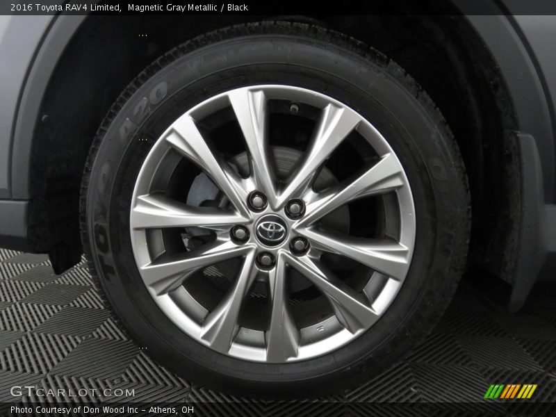 Magnetic Gray Metallic / Black 2016 Toyota RAV4 Limited