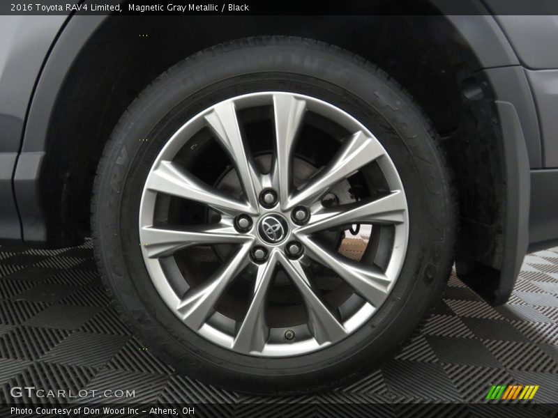 Magnetic Gray Metallic / Black 2016 Toyota RAV4 Limited