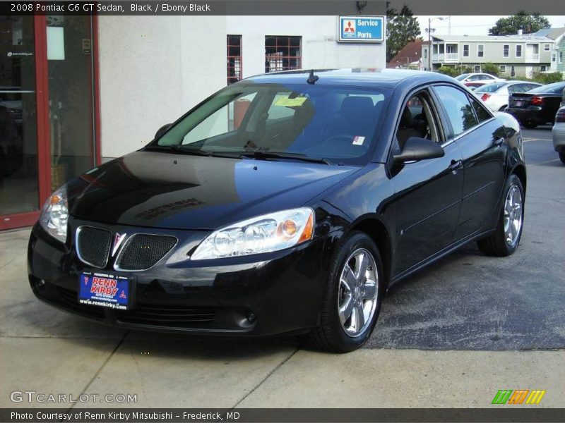 Black / Ebony Black 2008 Pontiac G6 GT Sedan