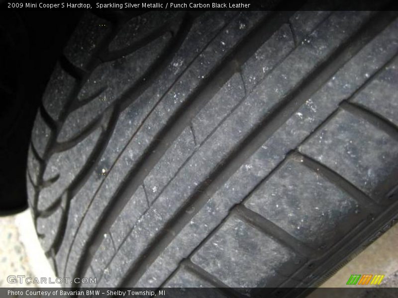 Sparkling Silver Metallic / Punch Carbon Black Leather 2009 Mini Cooper S Hardtop