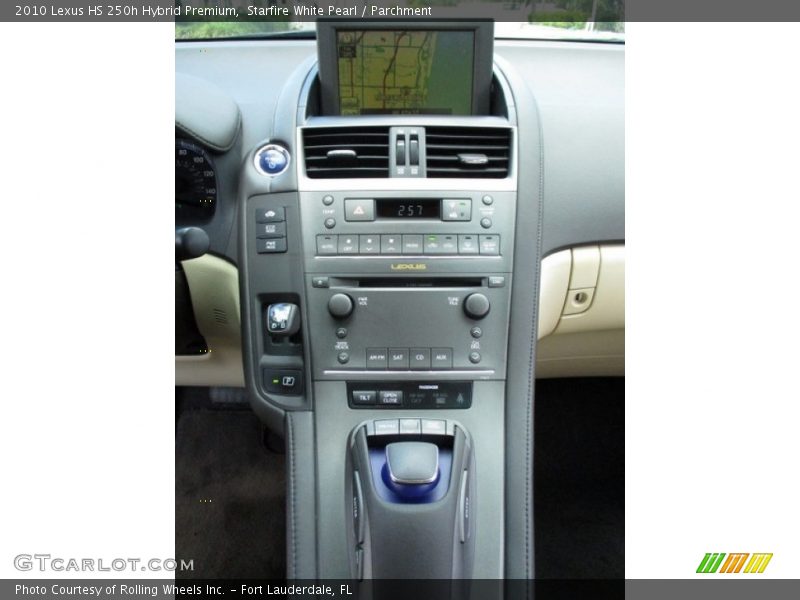 Starfire White Pearl / Parchment 2010 Lexus HS 250h Hybrid Premium