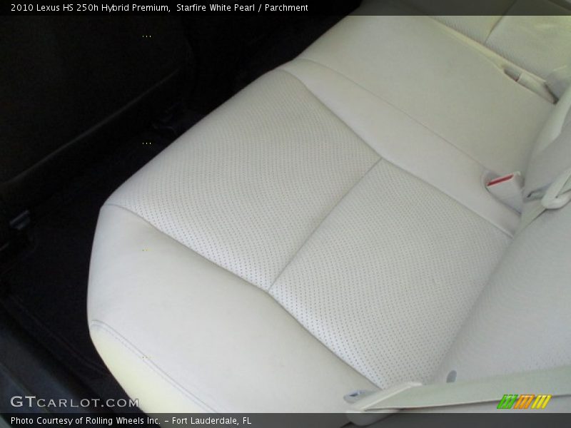 Starfire White Pearl / Parchment 2010 Lexus HS 250h Hybrid Premium