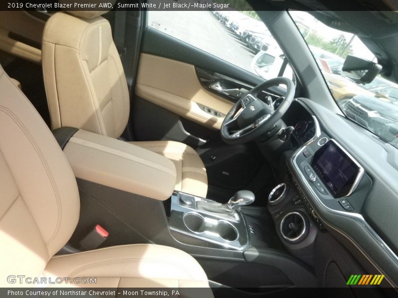 Summit White / Jet Black/­Maple Sugar 2019 Chevrolet Blazer Premier AWD
