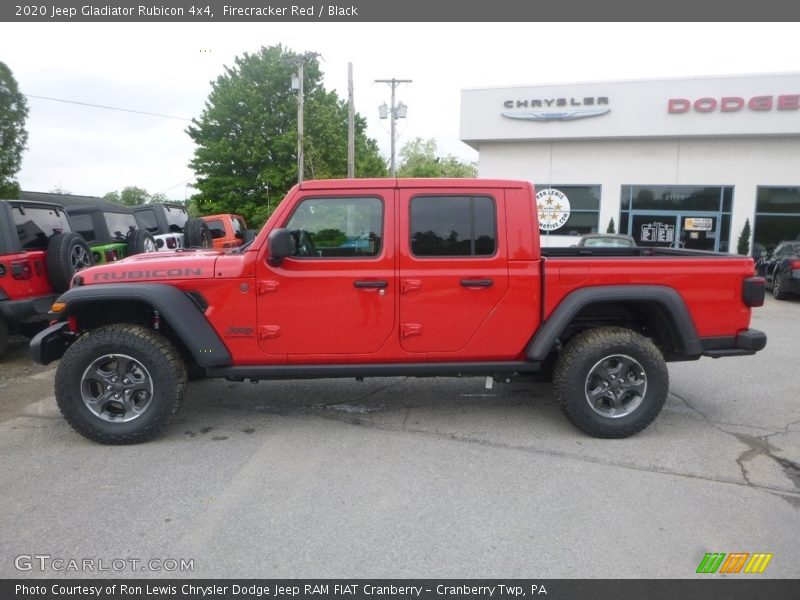  2020 Gladiator Rubicon 4x4 Firecracker Red