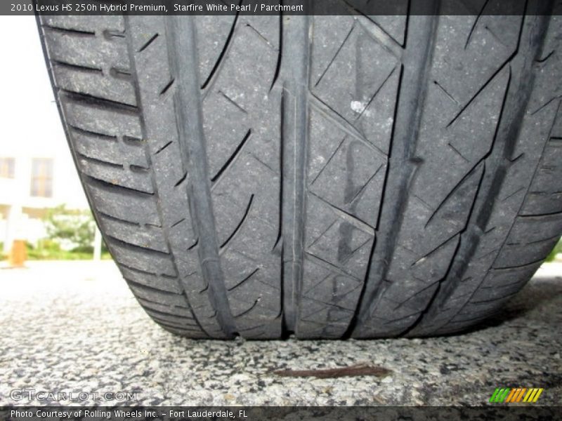 Starfire White Pearl / Parchment 2010 Lexus HS 250h Hybrid Premium