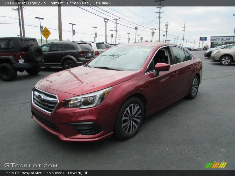 Crimson Red / Slate Black 2019 Subaru Legacy 2.5i Premium