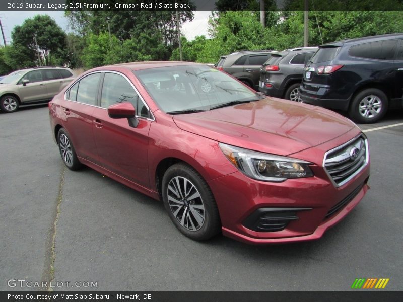 Crimson Red / Slate Black 2019 Subaru Legacy 2.5i Premium