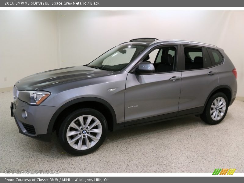 Space Grey Metallic / Black 2016 BMW X3 xDrive28i