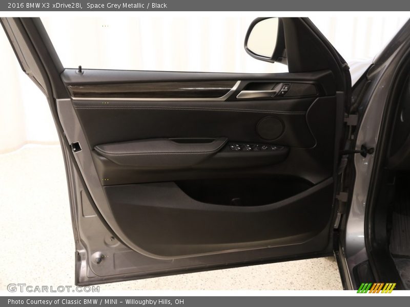 Space Grey Metallic / Black 2016 BMW X3 xDrive28i