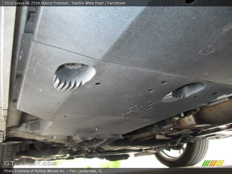 Starfire White Pearl / Parchment 2010 Lexus HS 250h Hybrid Premium