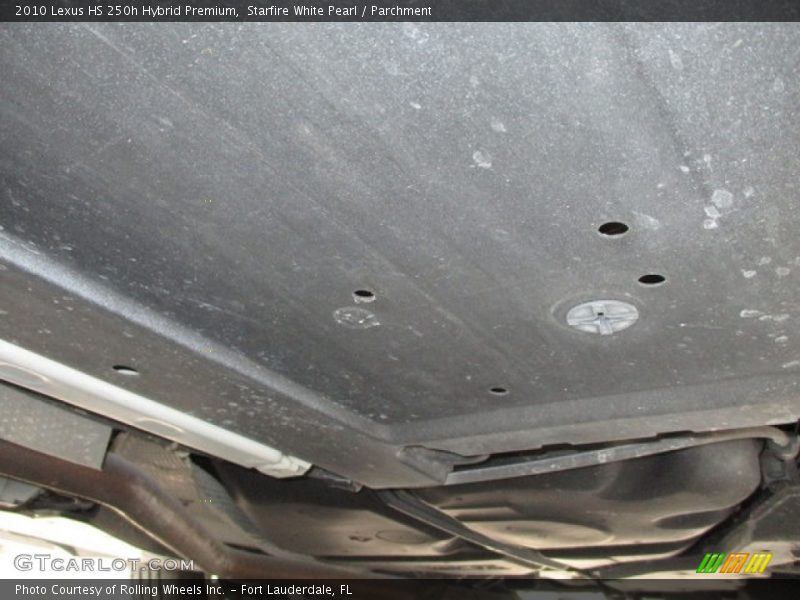 Starfire White Pearl / Parchment 2010 Lexus HS 250h Hybrid Premium