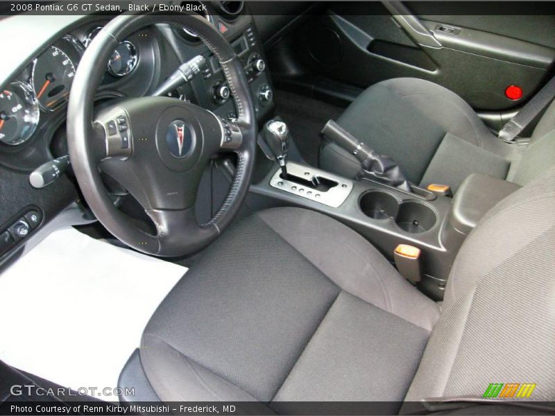 Black / Ebony Black 2008 Pontiac G6 GT Sedan