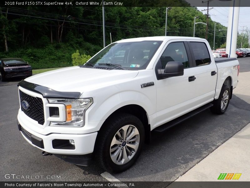 Oxford White / Earth Gray 2018 Ford F150 STX SuperCrew 4x4