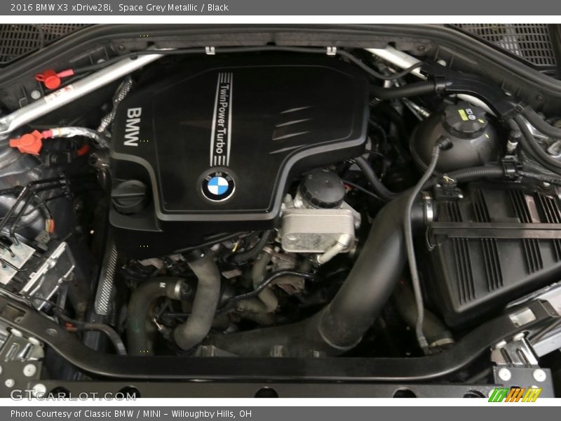 Space Grey Metallic / Black 2016 BMW X3 xDrive28i