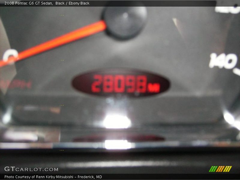 Black / Ebony Black 2008 Pontiac G6 GT Sedan