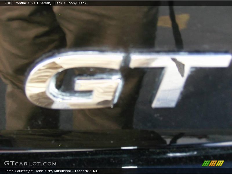 Black / Ebony Black 2008 Pontiac G6 GT Sedan