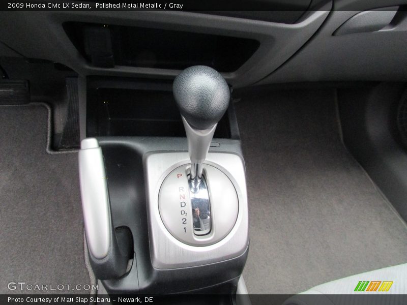 Polished Metal Metallic / Gray 2009 Honda Civic LX Sedan