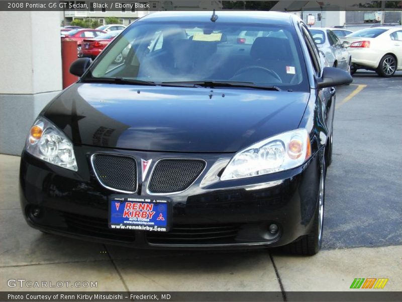 Black / Ebony Black 2008 Pontiac G6 GT Sedan