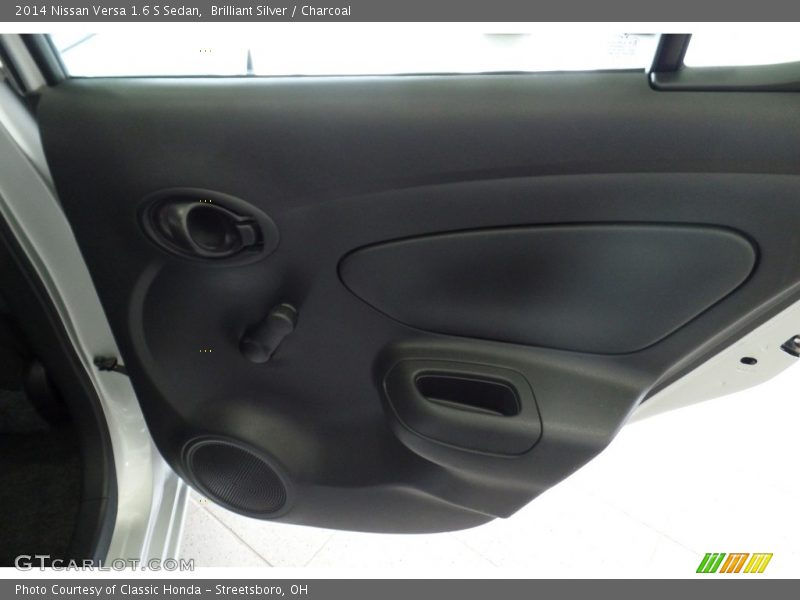Brilliant Silver / Charcoal 2014 Nissan Versa 1.6 S Sedan