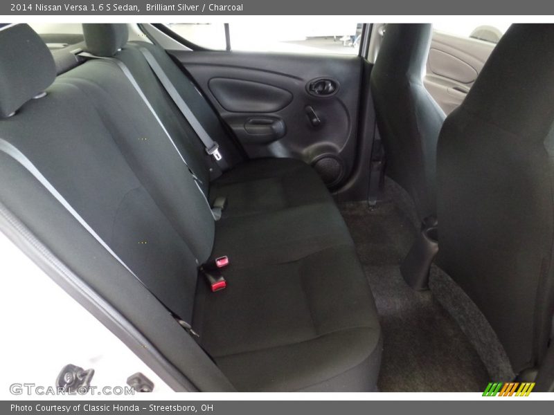Brilliant Silver / Charcoal 2014 Nissan Versa 1.6 S Sedan