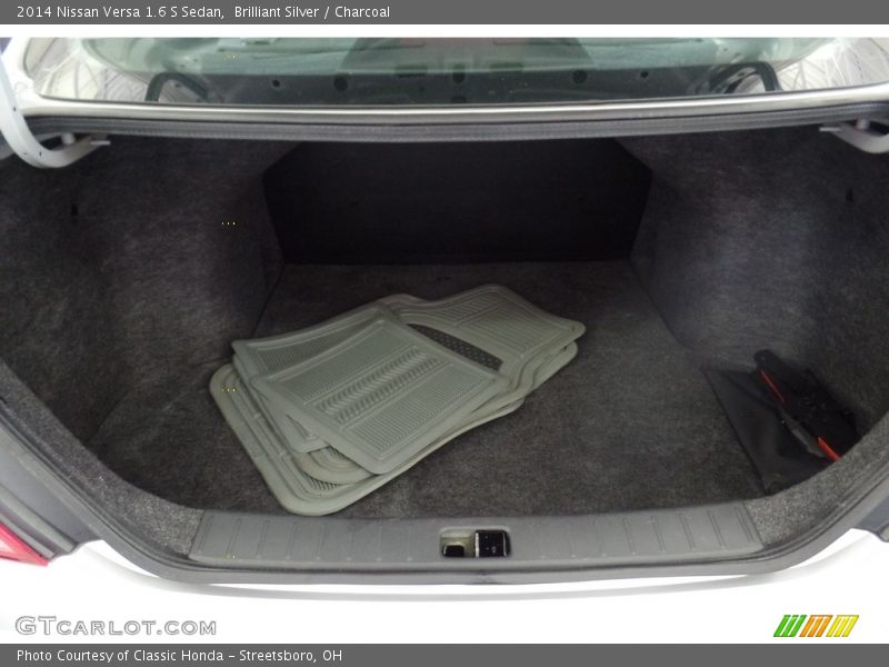 Brilliant Silver / Charcoal 2014 Nissan Versa 1.6 S Sedan