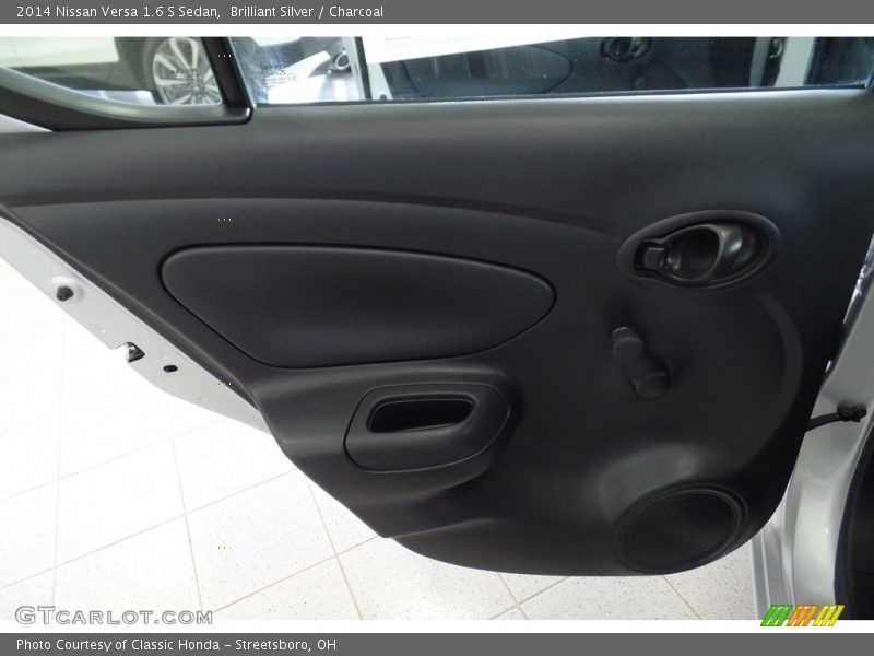 Brilliant Silver / Charcoal 2014 Nissan Versa 1.6 S Sedan