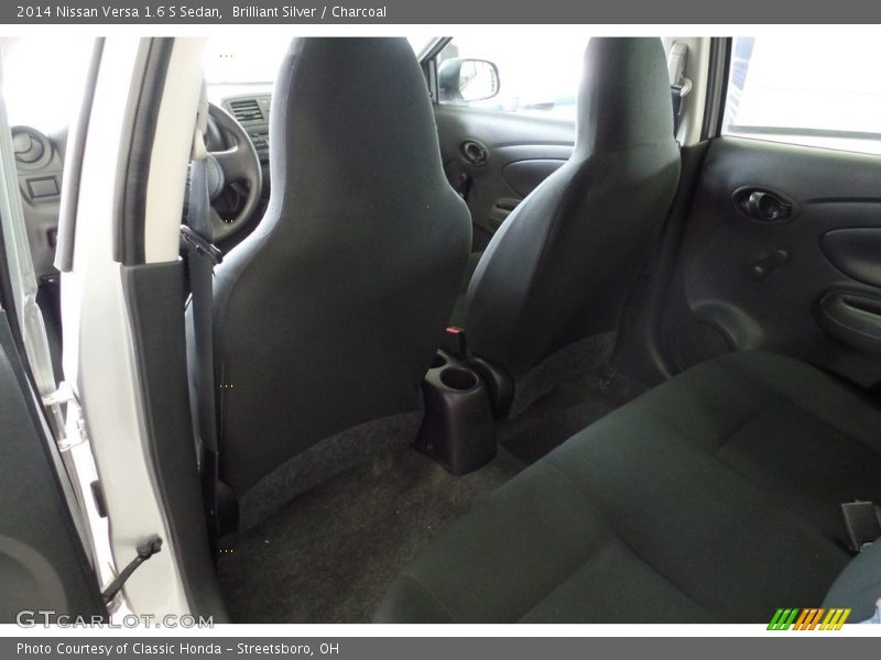 Brilliant Silver / Charcoal 2014 Nissan Versa 1.6 S Sedan