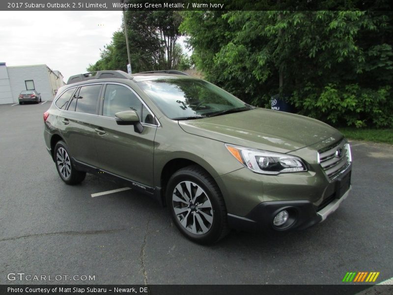 Wilderness Green Metallic / Warm Ivory 2017 Subaru Outback 2.5i Limited