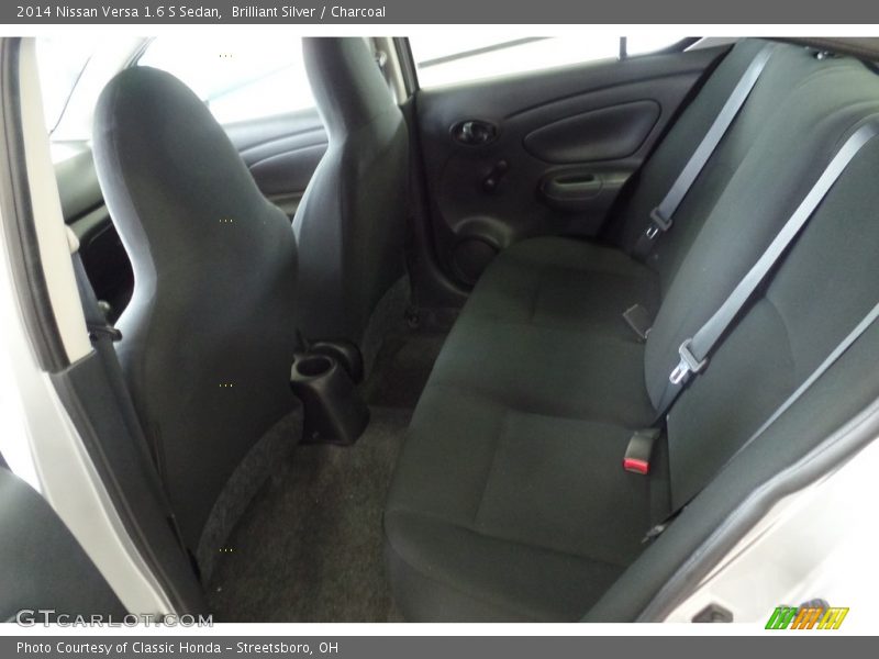 Brilliant Silver / Charcoal 2014 Nissan Versa 1.6 S Sedan