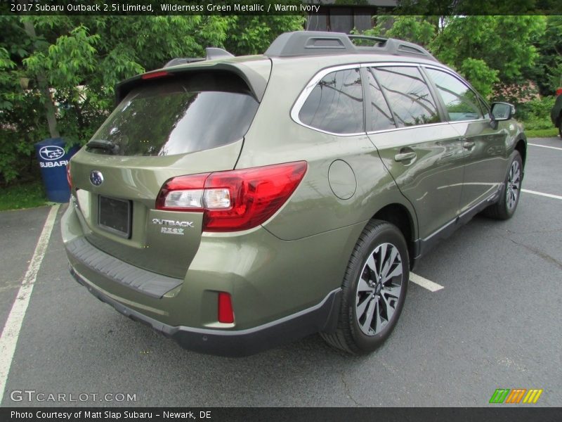 Wilderness Green Metallic / Warm Ivory 2017 Subaru Outback 2.5i Limited