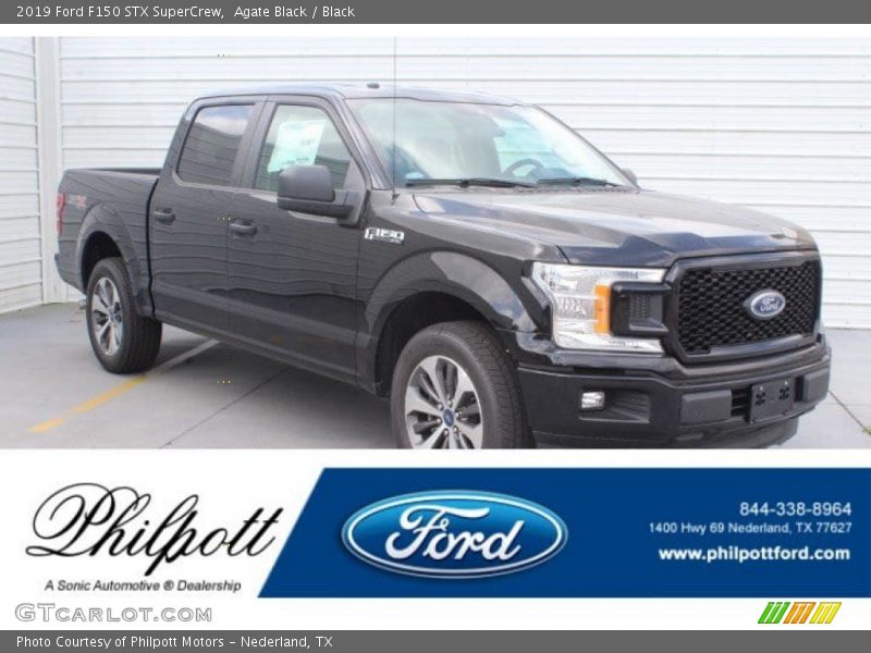 Agate Black / Black 2019 Ford F150 STX SuperCrew