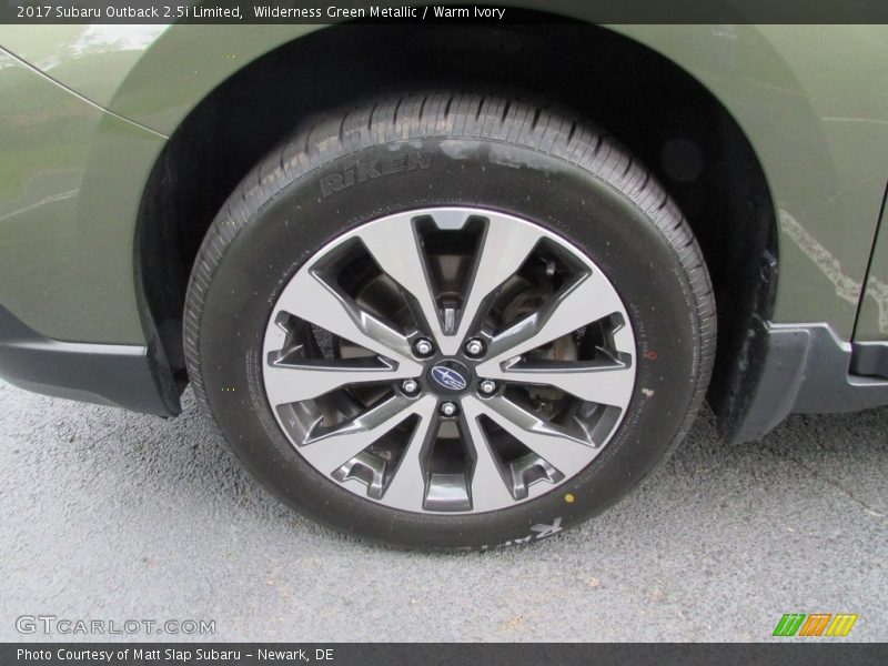 Wilderness Green Metallic / Warm Ivory 2017 Subaru Outback 2.5i Limited