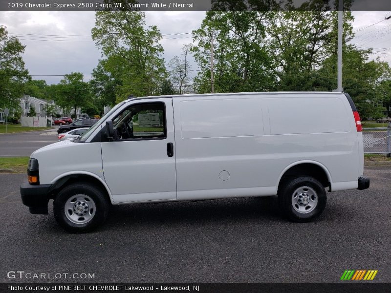 Summit White / Neutral 2019 Chevrolet Express 2500 Cargo WT