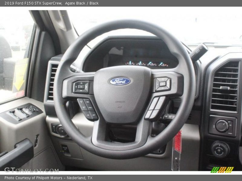 Agate Black / Black 2019 Ford F150 STX SuperCrew