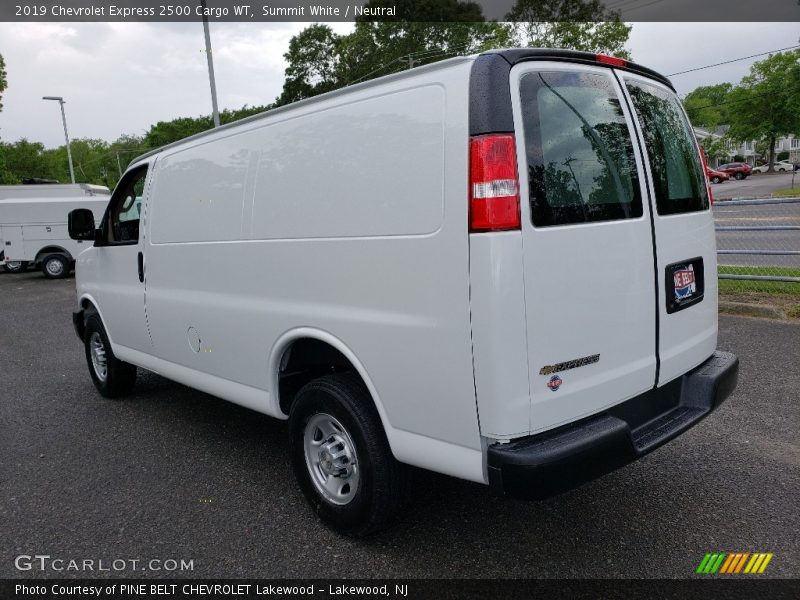 Summit White / Neutral 2019 Chevrolet Express 2500 Cargo WT
