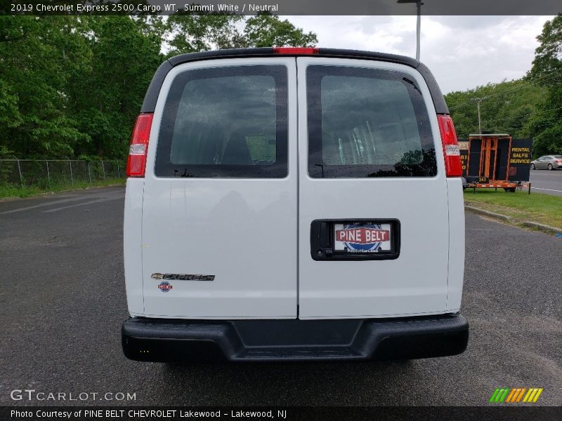Summit White / Neutral 2019 Chevrolet Express 2500 Cargo WT