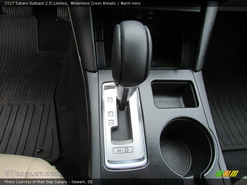 Wilderness Green Metallic / Warm Ivory 2017 Subaru Outback 2.5i Limited